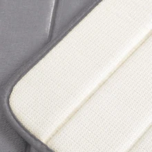 1 件纯色柔软记忆海绵吸水防滑地垫，适用于浴室和卫生间家居浴室装饰浴室地毯地毯户外地毯门垫秋季装饰浴室配件返校入口装饰 - 深灰色 - 查看 7