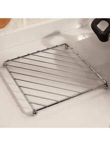 1pc Square Trivet, Heat-Resistant Kitchen Table Mat, Coaster, Placemat Christmas Gift Back To School - Multicolor - View 10