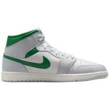 Nike Air Jordan 1 Mid White Pure Platinum Pine Green - DQ8426-142 - màu xanh lá - Xem 2