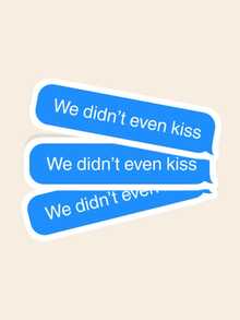 We Haven't Even Kissed Stickers | Romance Novel Quote Vinyl Stickers | Sports Romance Theme Stickers | BookTok Romance Novel Fan Gifts | Intense Rivals Fanfiction, LGBTQ+ Hockey Fiction, Funny Images, Emojis, Speech Bubbles, Waterproof Stickers - Multicolor - View 10
