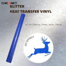 CHEONET Glitter Heat Transfer Vinyl Roll - Vibrant Multi-Color Heat Transfer Vinyl For DIY Fabric Name Tags, T-Shirts And Party Decorations, Easy To Cut, Perfect Iron-On Vinyl For DIY Fabric Projects And Garment Design - Multicolor - View 21