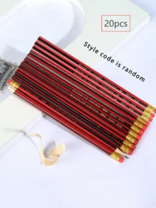1pc/10pcs/20pcs Student Writing, Drawing, Sketching Learning Reward Stationery HB Pencil - Multicolor - View 12