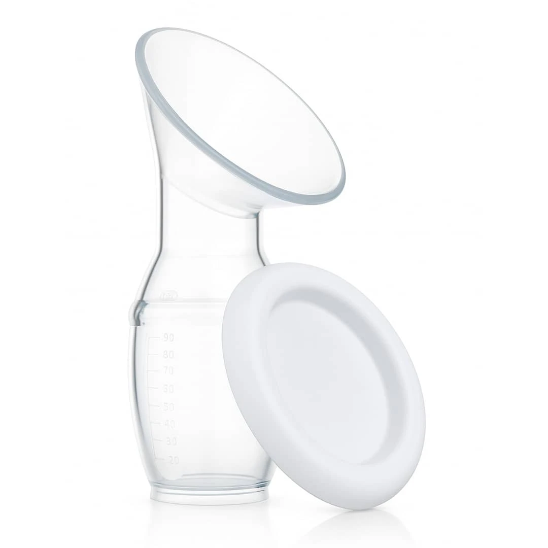 Copo Extrator / Coletor de Leite Materno em Silicone BPA-Free Tampa Segura, Higiene e Conforto - 1 COLETOR - Visão 1