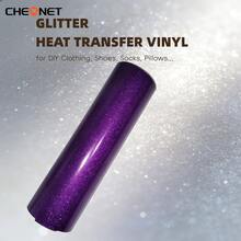CHEONET Glitter Heat Transfer Vinyl Roll - Vibrant Multi-Color Heat Transfer Vinyl For DIY Fabric Name Tags, T-Shirts And Party Decorations, Easy To Cut, Perfect Iron-On Vinyl For DIY Fabric Projects And Garment Design - Multicolor - View 27
