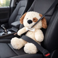 Miniso Gillinini 可爱斑点狗毛绒抱枕，舒适睡眠玩具，装饰品，卡哇伊生日礼物，33厘米/12.99英寸 - 白色 - 查看 5