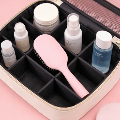 Mini Air Cushion Comb, Pink Heart-Shaped Fashion Handheld Soft Hair Brush, Tangle-Free Styling, Cutting Tool