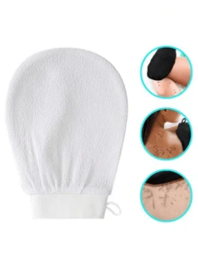 半双装身体去角质手套，双面身体清洁毛巾，适用于SPA、按摩和身体去角质，是去除死皮的理想选择，包含多色深层清洁浴巾 - 彩色 - 查看 12