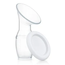 Copo Extrator / Coletor de Leite Materno em Silicone BPA-Free Tampa Segura, Higiene e Conforto - 1 COLETOR - Visão 8