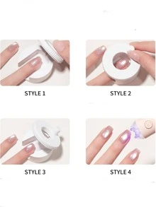全新自动玻璃珠猫眼美甲磁性辅助工具。这款神奇的工具即使是新手也能快速打造宽口猫眼美甲。操作简单，使用方便。 - 彩色 - 查看 4