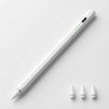 Pencil For Apple For Ipad A16 9Th Gen, Palm Rejection Tilt Sensitivity Fast Charging Stylus For Ipad A16/11-6Th Gen, Air 11-Inch/13-Inch M3/M2/5Th-3Rd Gen, Pro 33 0.00-Inch/11-Inch/M4/12.9-Inch, Mini A17 Pro/6/5Th Gen - 白色 - 查看 8