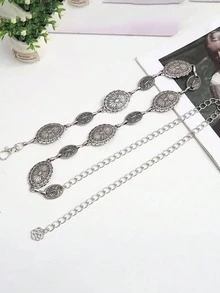 1pc Ocean Vacation Style Starfish Waist Chain, Sexy Beach Faux Pearl Flower Body Chain, Suitable For Women's Daily And Vacation Wear, Autumn, Halloween, School, Etc. - Multicolor - View 12