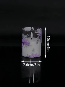 1/2/3pcs Flameless Flickering Candles With Remote Control And Timer, LED Candles With Realistic Wick, Warm Flame, Suitable For Home Decor, Wedding, Valentine's Day, Party, Candle Warmer, Gift - Purple - View 11