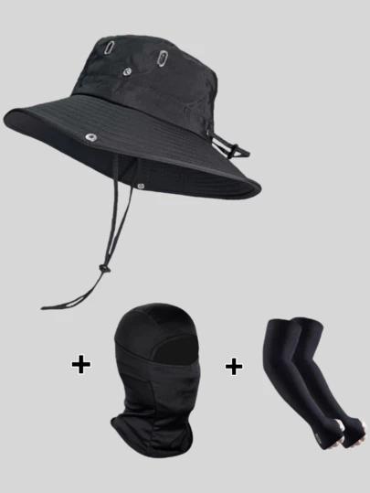 Outdoor Cycling Face Mask Headwear, Bicycle Windproof Warm Headband, Outdoor Hiking Fishing Sun Protection Breathable Arm Sleeves