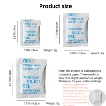 Silica Gel Desiccant,Moisture-Proof,Mold-Preventing And Dehumidifying Agent,Humidity Control,Closet & Household Dehumidifier,Suitable For Various Moisture-Proof And Humidity-Control Scenarios Such As Home Use,Storage And Travel(1/2/5g) - Multicolor - View 2