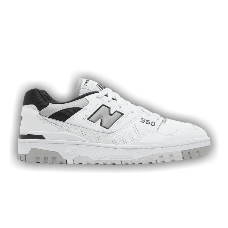 New Balance New Balance 550 'Concrete Black' (Unisex) White/Concrete/Black BB550NCL Summer New - 黑色 - 查看 1