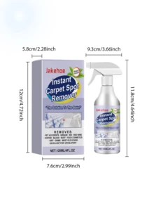JAKEHOE；地毯清洁剂；地毯去渍剂；地毯清洁工具；能够去除各种污渍，例如墨水、化妆品等造成的污渍 - 彩色 - 查看 12