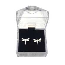 Aretes de Libélula en Plata de Ley 925 para Mujer | Diseño Elegante y Simbólico - Plateado - Ver 1