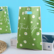 100pcs Party Gift Bags, Small Flower Patterned Tote Bags, Jewelry Gift Bags, Holiday Gift Bags, Flat Mouthed Tote Bags, And Small Gift Bags. Suitable For Holidays, Weddings, Jewelry, Gift Bags, Party Birthdays, And Wedding Gift Bags - Multicolor - View 5