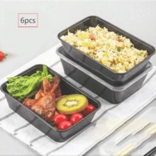 6/20pcs - 32oz Reusable Food Prep Containers With Lids, Leak-Proof Meal Prep Containers, Microwave/Dishwasher/Freezer , Suitable For Outdoor Picnics, Events, Weddings - Multicolor - View 7