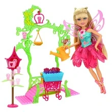 ZURU Sparkle Girlz Fairy Garden & Accessories, Miniature Posable Dolls - Sparkle Girlz Floral Fairy Garden - View 2