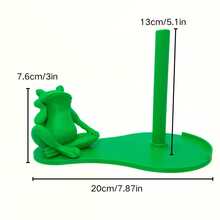 Cute Thinking Frog Toilet Paper Holder - Adorable Bathroom Decor And Storage, Fun Tissue Roll Holder, Creative Home Decor, Perfectly Keeps Bathroom Stylish And Tidy, Bathroom Decor And Accessories - Multicolor - View 5