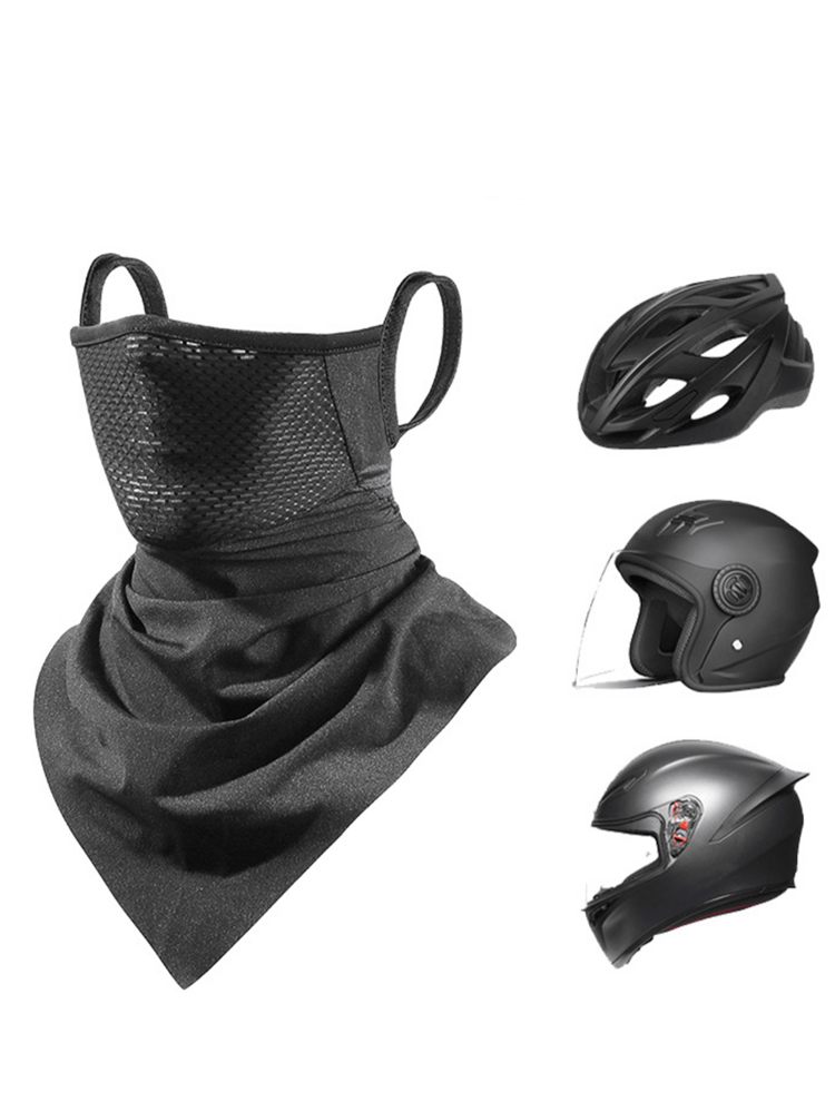 Breathable Mesh Face Mask With Earrings, Suitable For Outdoor Sports, Cycling, Motorcycle Riding, Running, Fishing, Hiking, Cycling Accessories, Running Accessories, Outdoor Essentials, Cycling Gear - Multicolor - View 7