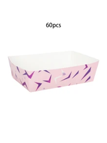 20 chiếc/40 chiếc/60 chiếc khay giấy đựng đồ ăn nhẹ màu hồng và tím Kpop, quà tặng tiệc sinh nhật, hình ảnh ca sĩ nhảy múa K-Pop, khay giấy đựng thức ăn dùng một lần, khay giấy màu hồng dùng trang trí tiệc sinh nhật. - Nhiều màu - Xem 7