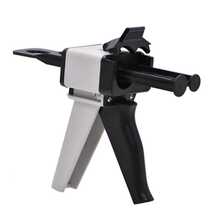 1pc Manual Caulking Gun, 1:1/1:2 Universal, Suitable For Dental Impression, Handcraft - Black and White - View 3