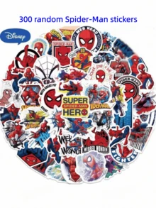 100/200/300/400/500pcs Disney Spider-Man Doodle Stickers And Embroidery Stickers For Notebooks, Water Bottles, Pencil Cases, Laptops, Luggage, Great For Holidays Or Birthday Gifts - Multicolor - View 14