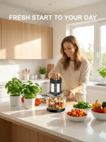 SOKANY-7025A 电动绞肉机，可切碎馅料和研磨蔬菜馅料，2升大容量绞肉机 - 銀色 - 查看 10