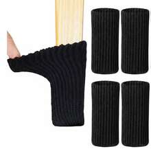 24/16/4 件装家具椅腿套，防滑家具腿套，针织椅腿保护套，适用于家庭/客厅，保护地板 - 彩色 - 查看 13