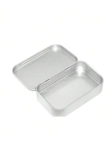 1个烟斗烟草罐，焊接烟丝罐，渔夫珍藏糖果铁罐，鱼钩收纳盒，小型金属罐 - 彩色 - 查看 3