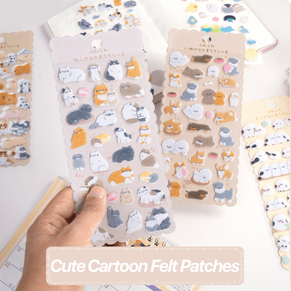 海洋动物毛毡贴纸，拼图奖励贴纸，手工装饰DIY贴纸 - 彩色 - 查看 8