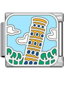 2026 New 1/5/10/15/20/30/50pcs Cartoon World Travel Landmark Building Block Bracelet Charm DIY Modular Jewelry Accessories - Multicolor - View 33