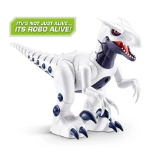ZURU Robo Alive Robo Dino Raptor, Suitable As A Children's Day Gift - White - View 5