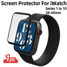 XINHONGYU 1-PACK Full Coverage Scratch Resistant Screen Protectors TPU Protective Compatible With Apple Watch Series Ultra 3, Series 11/10/9/8/7/6/5/4/SE3, Suitable For Ultra 49mm 45mm 40mm 42mm, HD Screen Protector, Scratch And Rub Resistant - 1pc - View 9