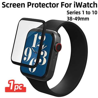 XINHONGYU 1pc Full Coverage Anti-Scratch Screen Protector Film TPU Protective Film Compatible With Apple Watch Series Ultra 3, Series 11/10/9/8/7/6/5/4/SE3, Fit For Ultra 49mm 45mm 40mm 42mm, High Definition Screen Protector, Anti-Scratch And Wear-Resistant