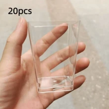 Transparent Mousse Cups, Freeze-Resistant, Shatterproof, Anti-Slip Design, Elegant Transparent Party Cups. Suitable For Cocktails, Desserts, Cold Drinks, Weddings, Birthdays, Dining, Home, And Travel - Transparent - View 12