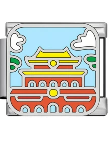 2026 New 1/5/10/15/20/30/50pcs Cartoon World Travel Landmark Building Block Bracelet Charm DIY Modular Jewelry Accessories - Multicolor - View 26