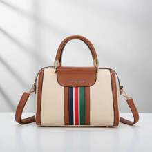 Laytonvivian Yd1909 Structured Crossbody Bag For Women - Elegant, Minimalist, Premium Leather - 米色 - 查看 5