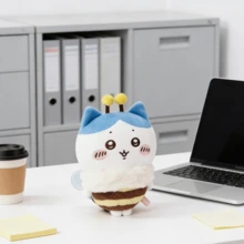 Muñeco de peluche de abeja, muñeco de dibujos animados lindo, regalo para amigos, decoración, temporada de flores de cerezo - Azul - Ver 7