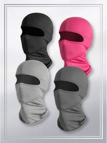 1顶男女通用拉法帽，防晒面罩颈套头饰，适合户外活动、骑行、徒步旅行 - 彩色 - 查看 9