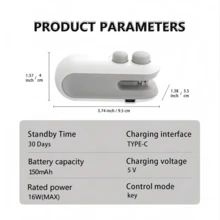 SOKANY Mini Snack Bag Sealer, Food Storage Sealer, Portable Sealer. Cutting & Sealing 2-In-1, Comes With Potato Chip Cutter. USB Rechargeable Sealer, Dual Function, Sealing/Opening, Magnetic Base Can Be Used As Fridge Magnet, Suitable For Home Heat Sealer, Sealer And Heat Vacuum Sealer - White - View 7