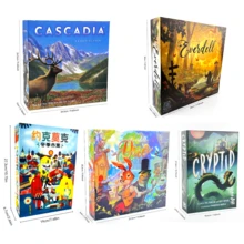 桌游：CASCADIA、Everdell Duo、Everdell、JOKKMOKK、CRYPTID|2-6人|20-40分钟|休闲桌游 - 非常适合多人聚会、团队建设活动和生日礼物。 - 彩色 - 查看 2