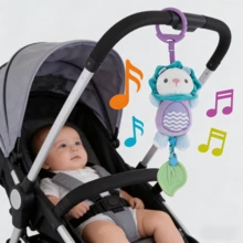 Plush Baby Toy With Portable Hanging Ring Chimes Toy - Baby Stroller Chimes Plush Rattle Doll, Suitable For Car Seat, Random Color Accessories - Multicolor - View 13