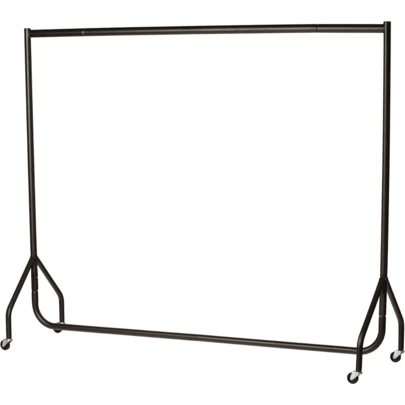 Heavy Duty Clothes Rail Garment Rail 6ft Long X 5ft High Metal Storage Hanging Rack