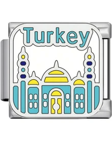 2026 New 1/5/10/15/20/30/50pcs Cartoon World Travel Landmark Building Block Bracelet Charm DIY Modular Jewelry Accessories - Multicolor - View 8