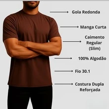 Kit Of 2 Men's Comfortable Slim Fit T-Shirts, 100% Cotton, Premium Streetwear, Paris DTF Premium - 黑白 - 查看 5