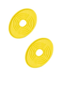 1/2/4pcs Electric Toothbrush Charging Base Protective Mat, Hard Drainage Mat, Suitable For Electric Toothbrush, Prevents Residue And Stains, Designed To Collect Remaining Moisture And Keep The Charger Clean And Hygienic. A Practical Electric Toothbrush Base Protective Mat.