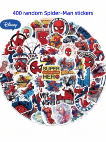 100/200/300/400/500pcs Disney Spider-Man Doodle Stickers And Embroidery Stickers For Notebooks, Water Bottles, Pencil Cases, Laptops, Luggage, Great For Holidays Or Birthday Gifts - Multicolor - View 13